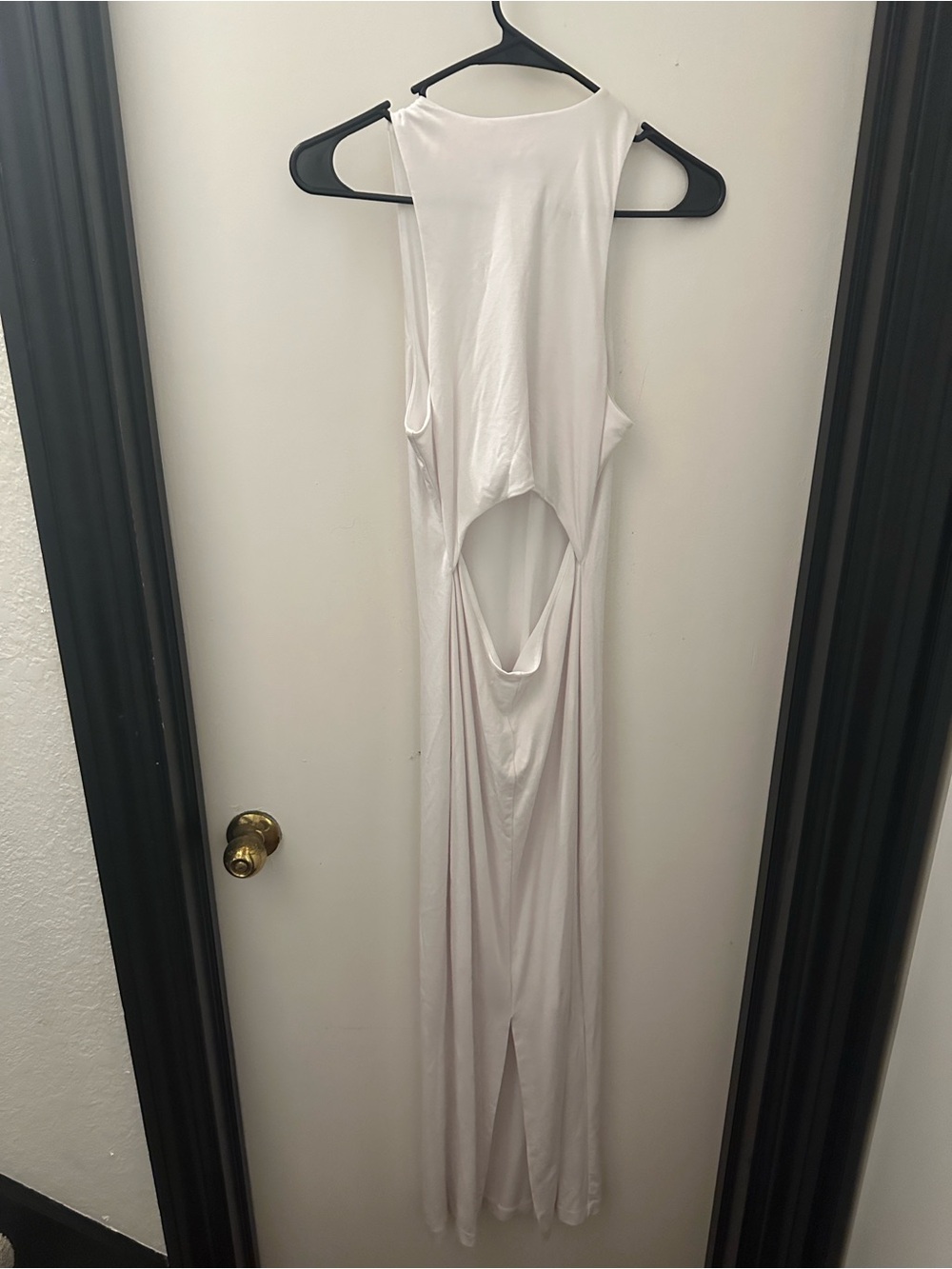 Express White Body Contour High Neck Back Cutout Dress in Size Small - Picture 6 of 6